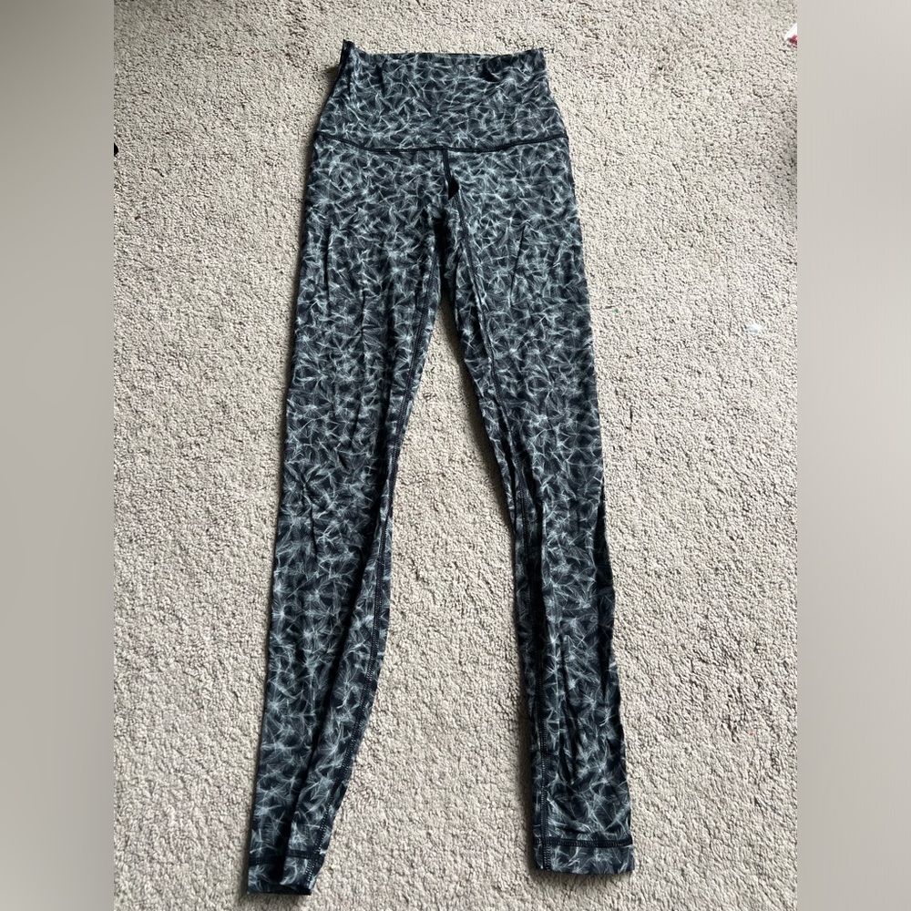 Lululemon hi rise wunder under (nulux) size 4